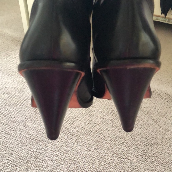 KORS MICHAEL KORS LEATHER WESTERN COWBOY BOOTS - Picture 7 of 9